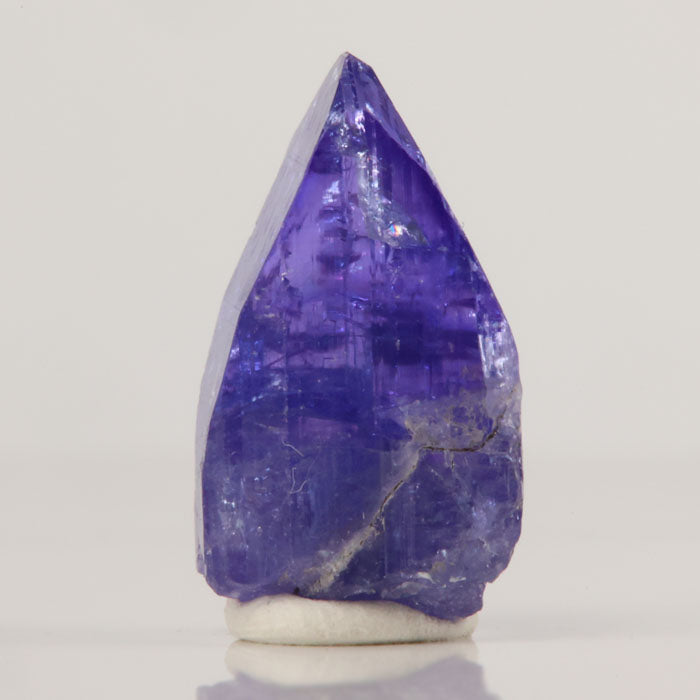 deep blue violet tanzanite crystal