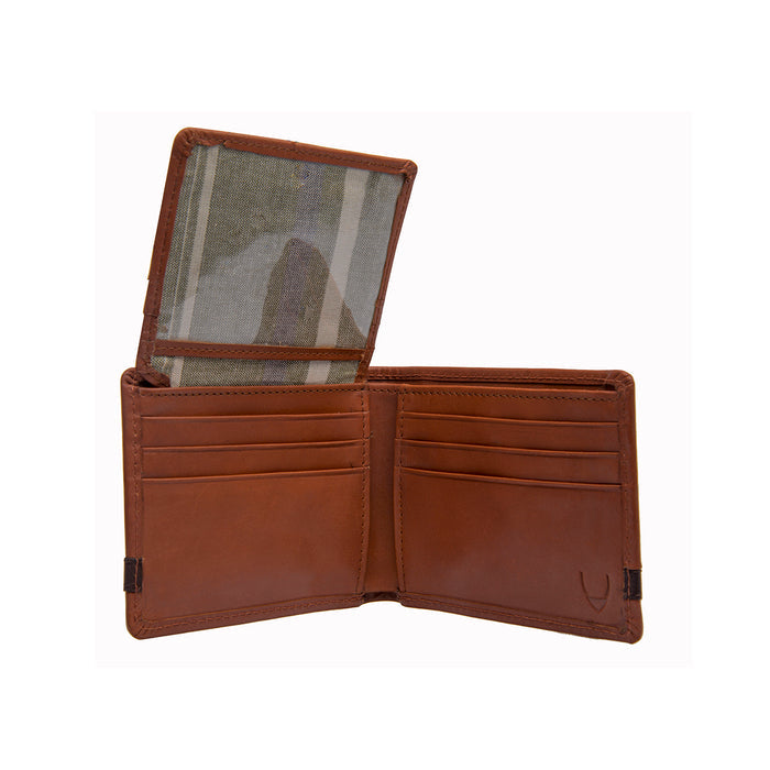 259-2021S Brown Leather Bi-Fold Wallet