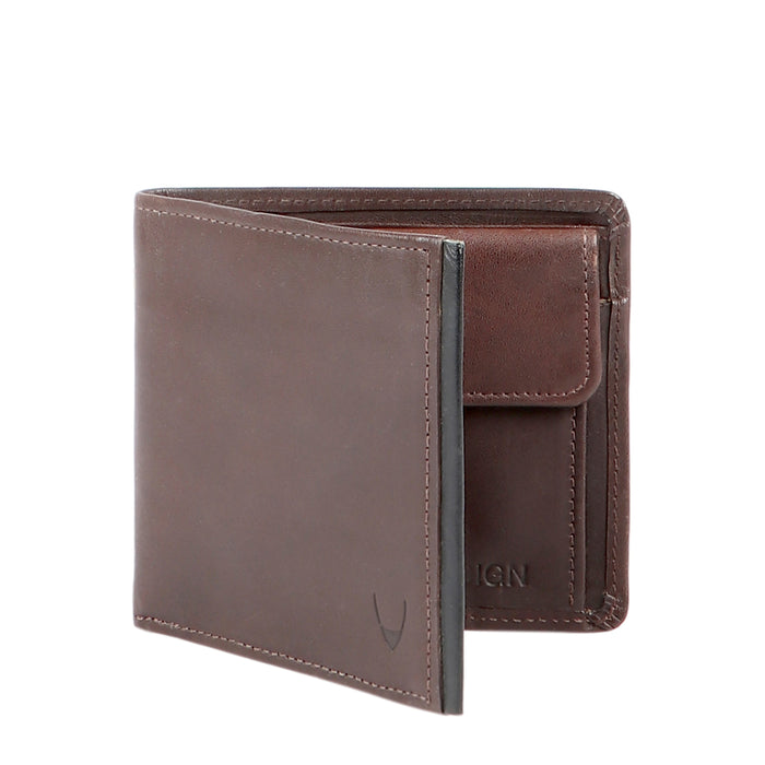 265-030 Brown Leather Bi-Fold Wallet