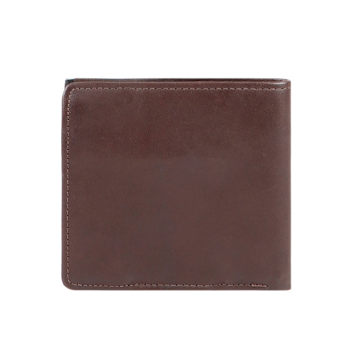 265-030 Brown Leather Bi-Fold Wallet