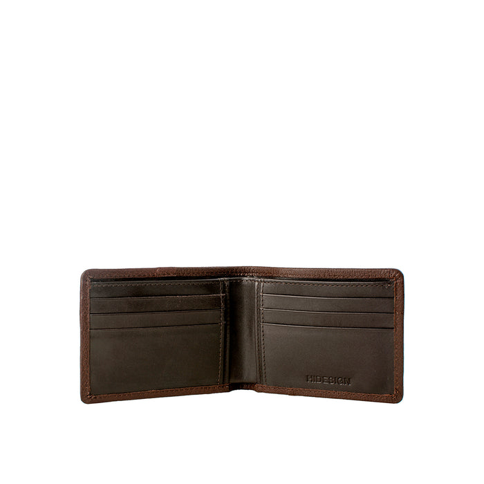 267-017A Brown Leather Bi-Fold Wallet