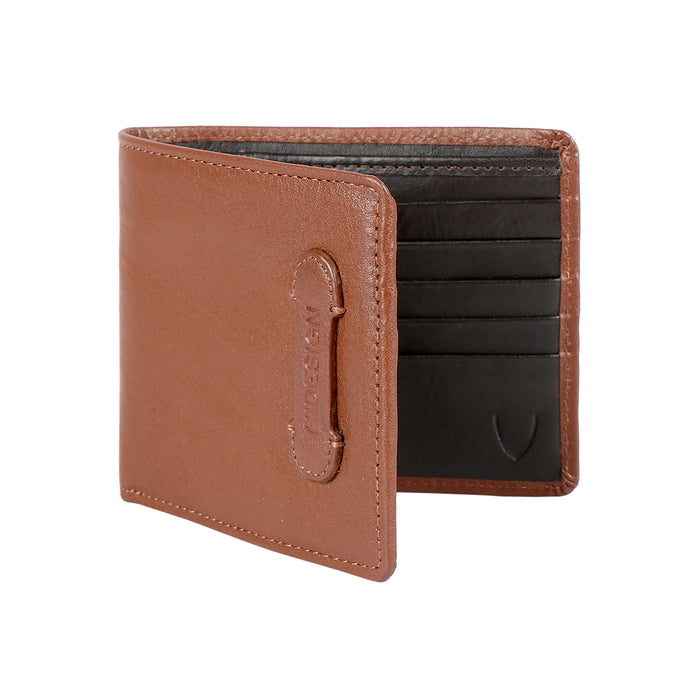 279-036  Tan Leather Bi-Fold Wallet