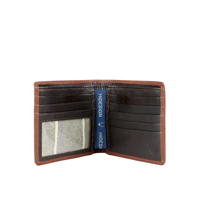 279-036  Tan Leather Bi-Fold Wallet