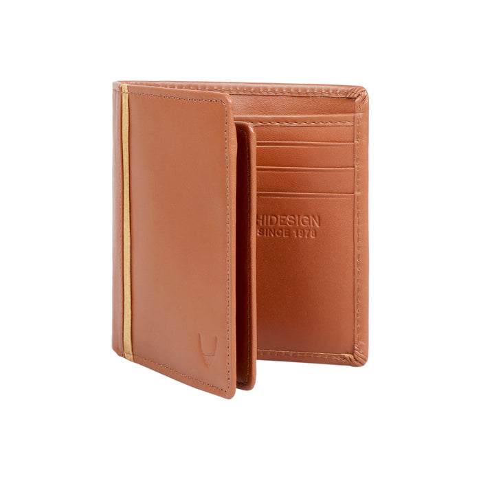 281-307  Tan Leather Bi-Fold Wallet