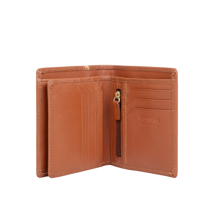 281-307  Tan Leather Bi-Fold Wallet