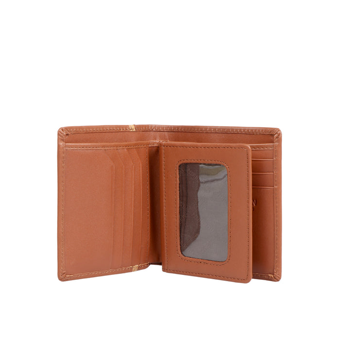 281-307  Tan Leather Bi-Fold Wallet