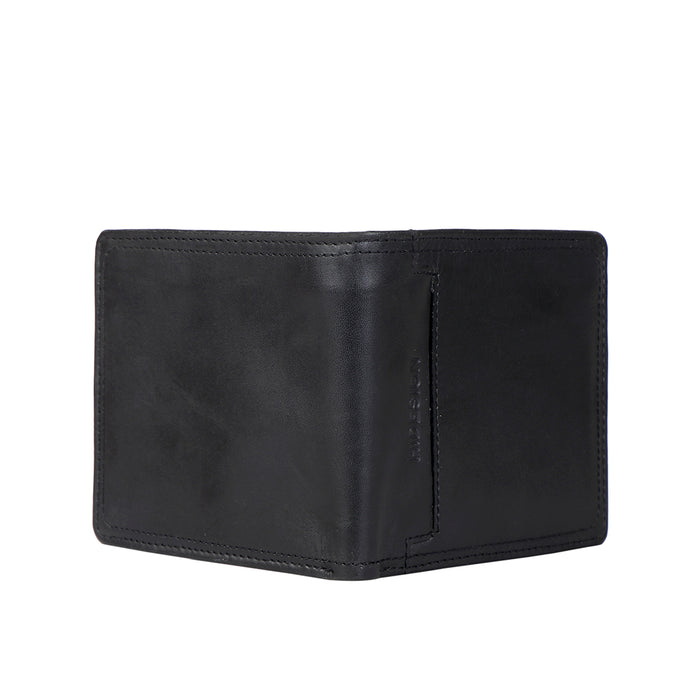 282-017 Black Leather Bi-Fold Wallet