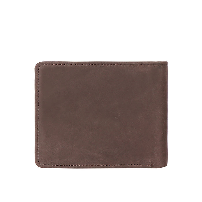 287-010F Brown Leather Bi-Fold Wallet