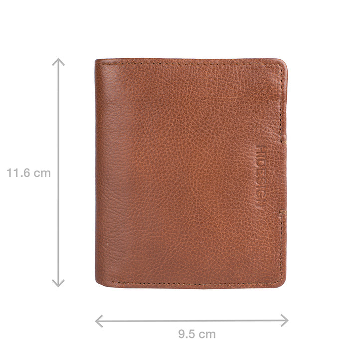 291-144B  Tan Leather Bi-Fold Wallet