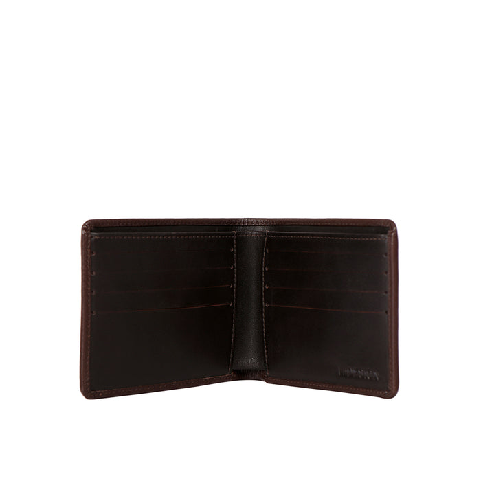 294-017 Brown Leather Bi-Fold Wallet