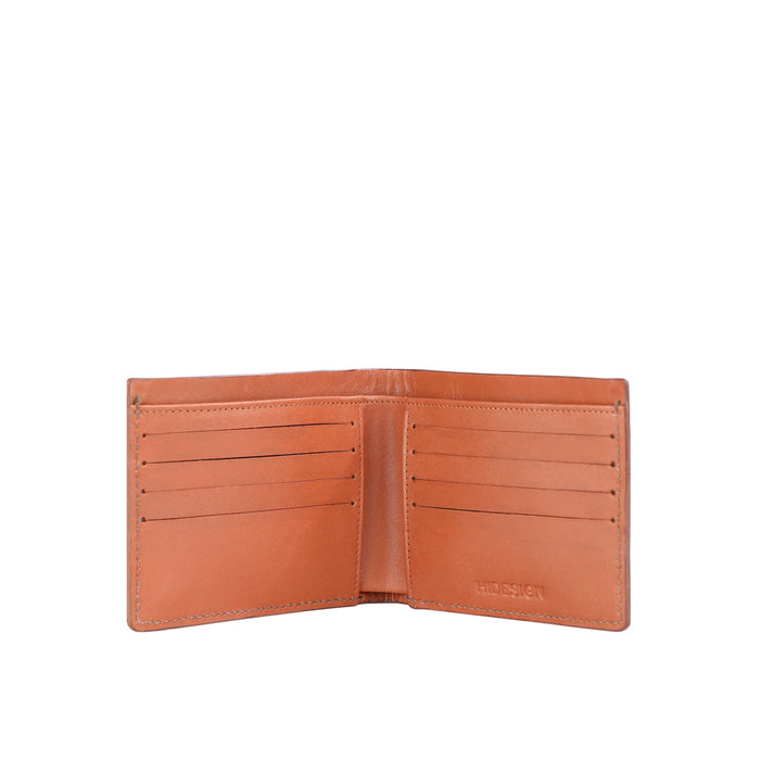 314-02  Tan Leather Bi-Fold Wallet
