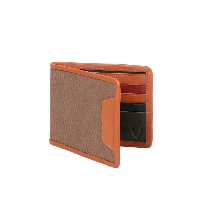 360-017  Green Leather Bi-Fold Wallet