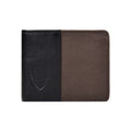 382-490  Black Leather Bi-Fold Wallet