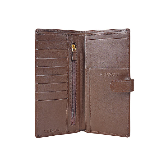486 Rf Brown Leather Passport Holder