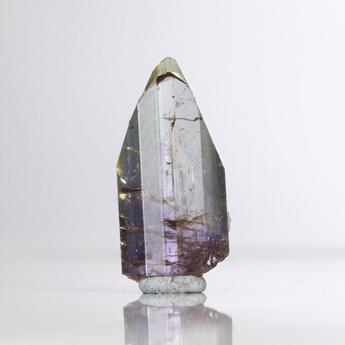 6.95 ct Yellow Violet Fancy Colored Tanzanite Crystal