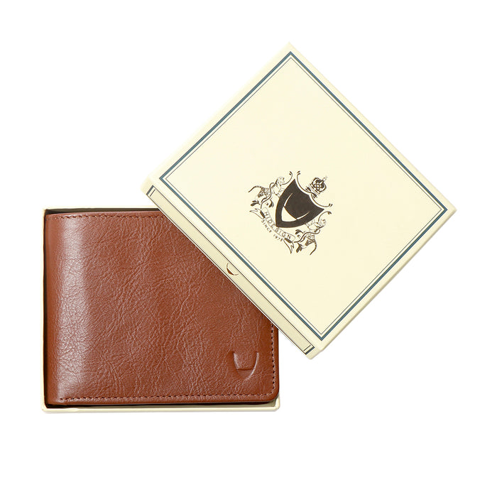 987 Brown Leather Bi-Fold Wallet