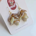 Ada Cascade Earrings in faux stone