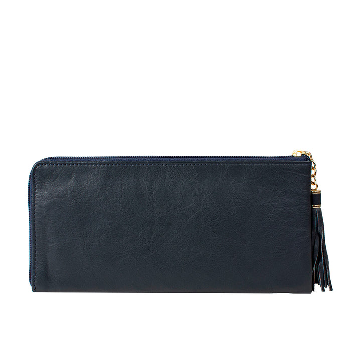 ADHARA W4 L-ZIP AROUND WALLET - Hidesign