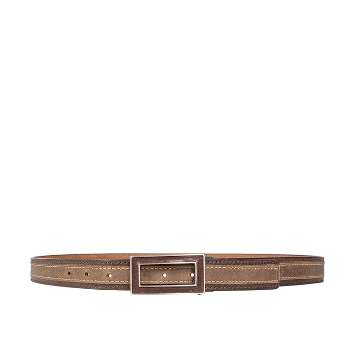 Adler Men's Brown Reversible Leather Belt