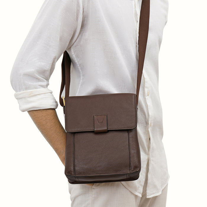 Aiden 03 Brown Leather  Crossbody