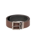 Alanzo 02 Men's Brown Non Reversible Leather Belt