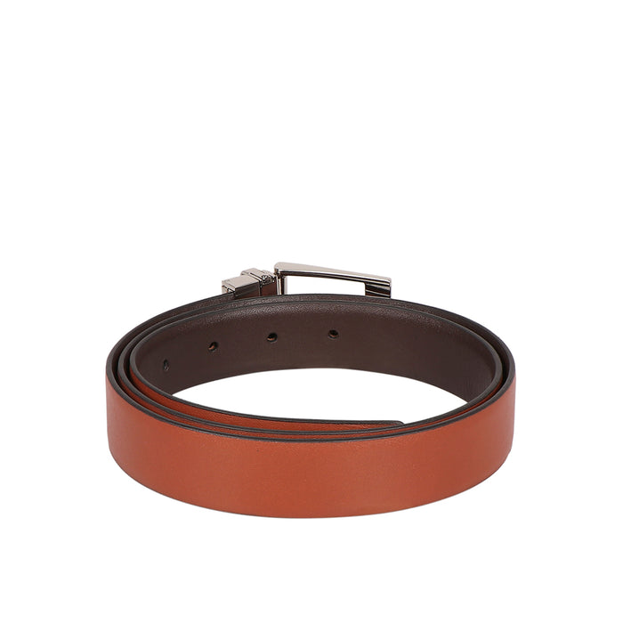 Alex Men's Brown Reversible Leather Belt