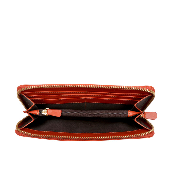 ALEXA ZIP AROUND WALLET - Hidesign
