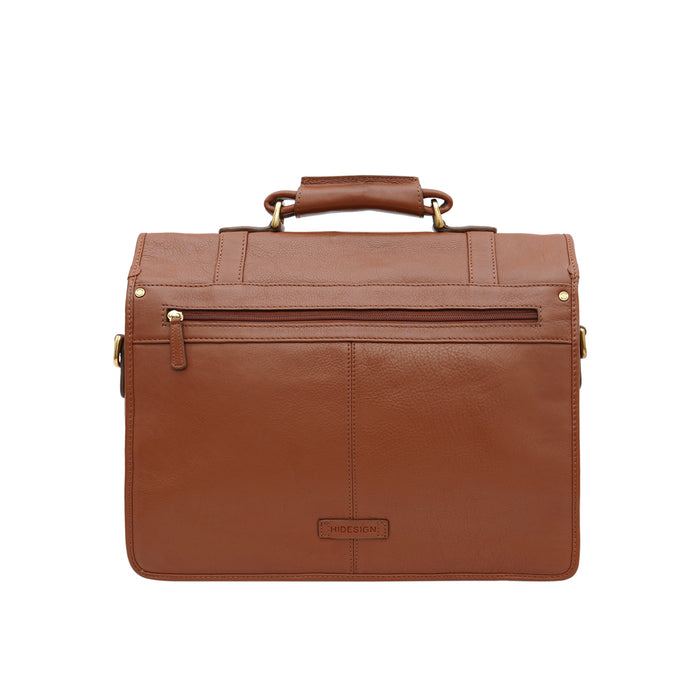 Andre 4215 Tan Leather  Briefcase