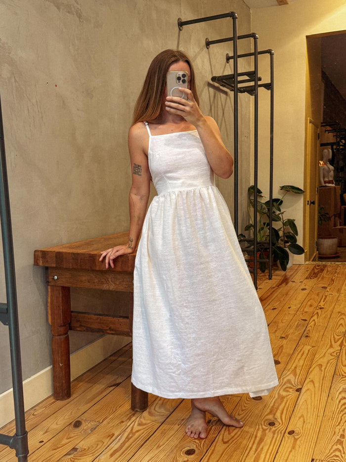 Apron Wrap Dress 100% Cotton