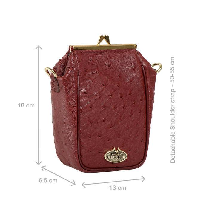 Argonne Brown Leather Sling Bag