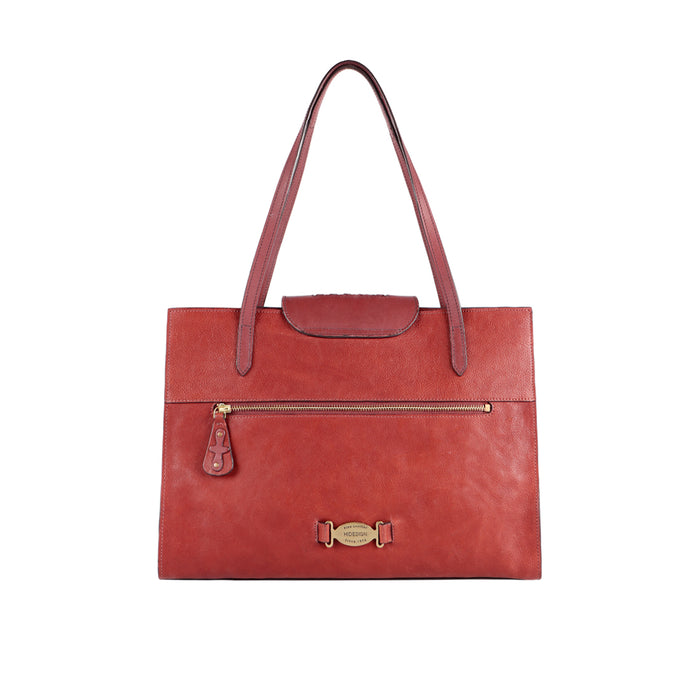 Belle Star 01 Marsala Leather Tote Bag