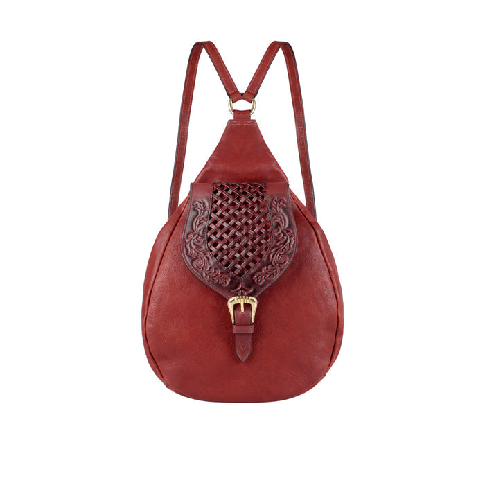 Belle Star 03 Marsala Leather Backpack