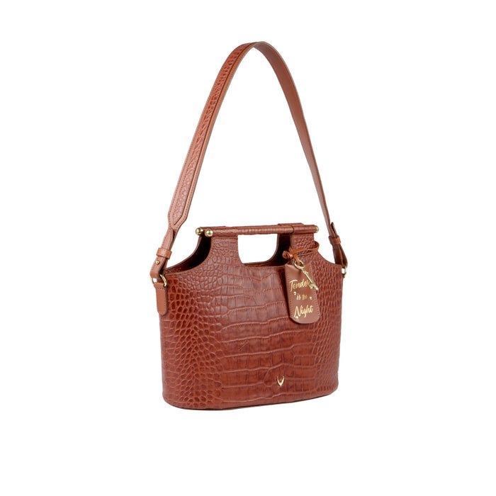 Black Magic 01 Tan Leather Shoulder Bag
