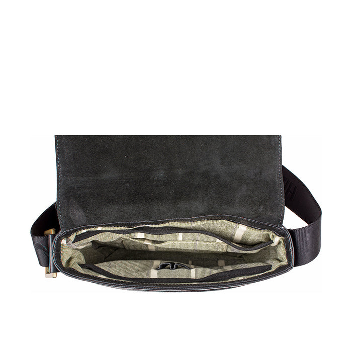 Bleaklow 03 Black Leather  Crossbody