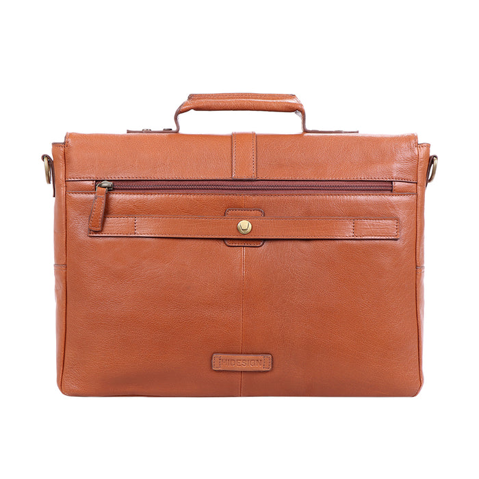 Boulder 02 Tan Leather  Briefcase
