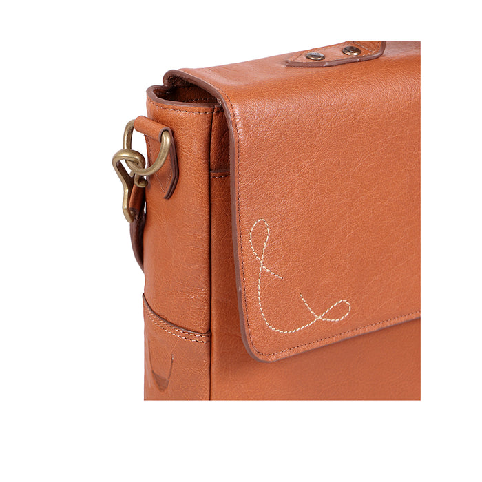 Boulder 02 Tan Leather  Briefcase