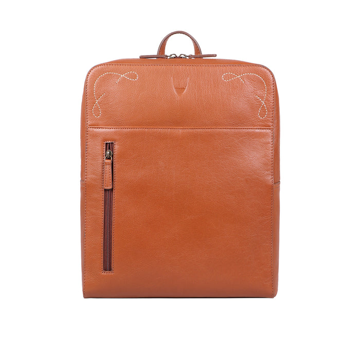 Boulder 03 Tan Leather  Backpack