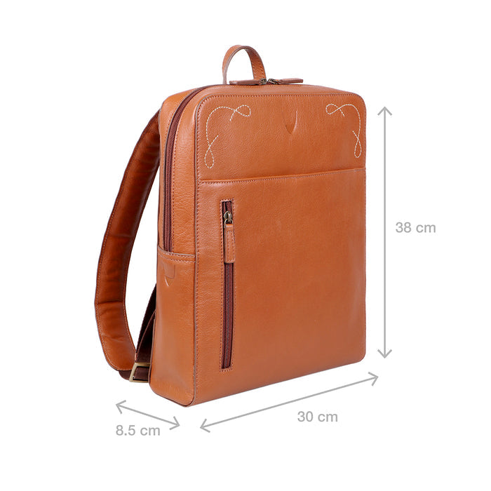 Boulder 03 Tan Leather  Backpack