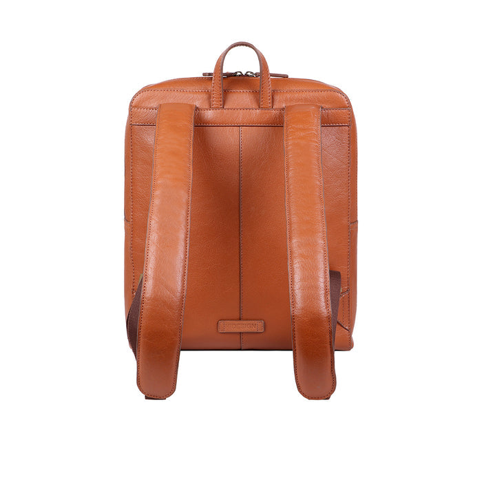 Boulder 03 Tan Leather  Backpack