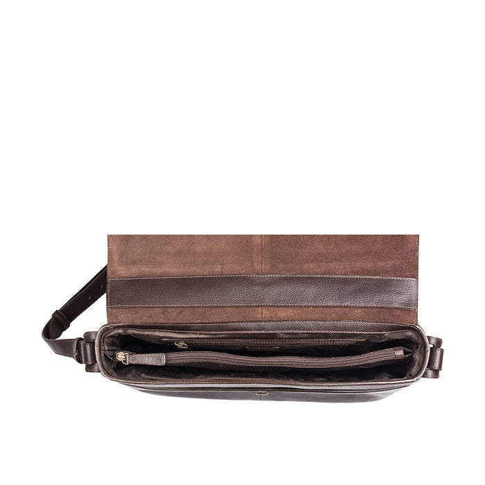 Bowfell 02 Brown Leather  Briefcase