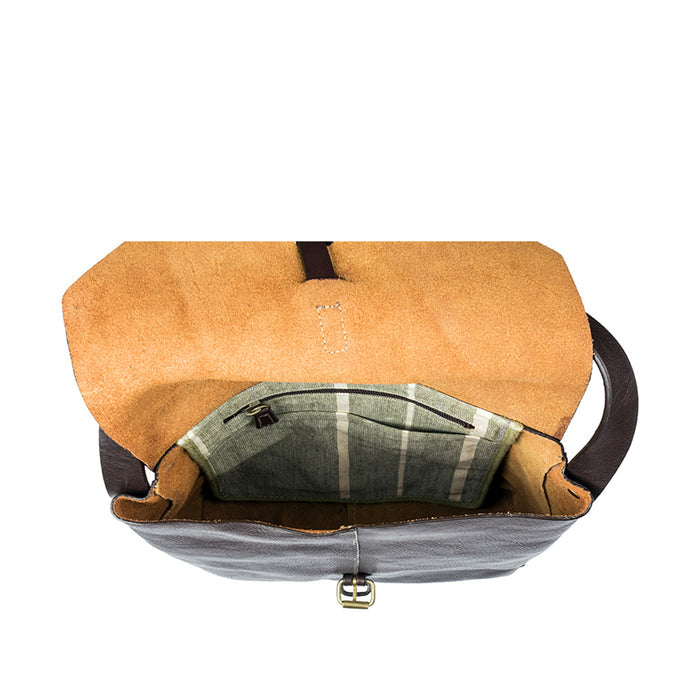 Bridges 02 Brown Leather  Crossbody