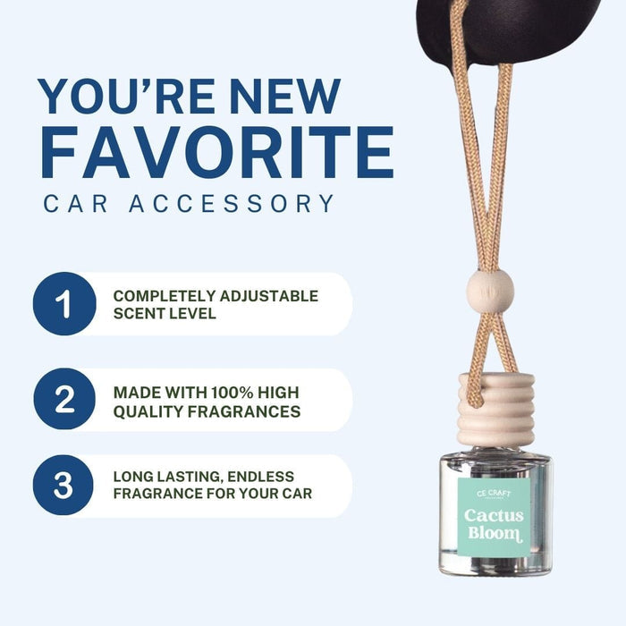 Cactus Bloom Scented Car Freshener Vehicle Air Fresheners CE Craft