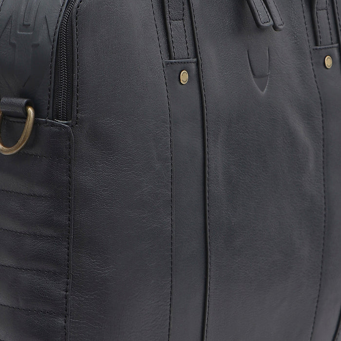 Carnaby 03 Blue Leather  Briefcase