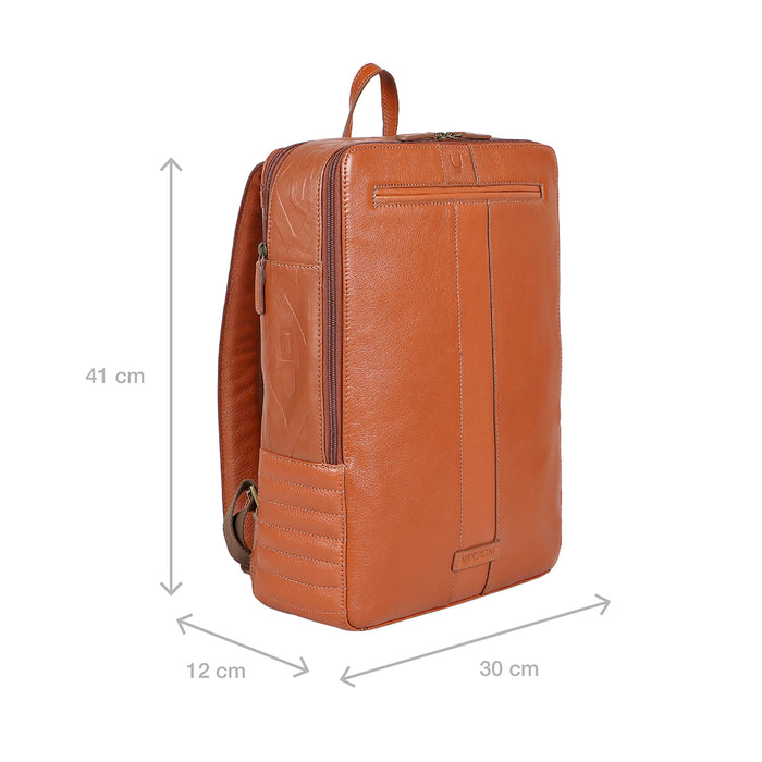Carnaby 04 Tan Leather  Backpack