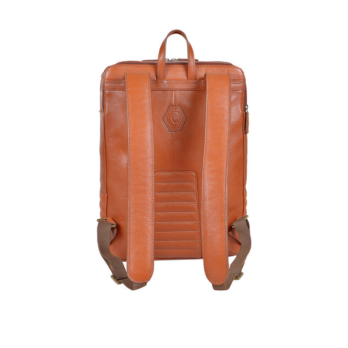 Carnaby 04 Tan Leather  Backpack