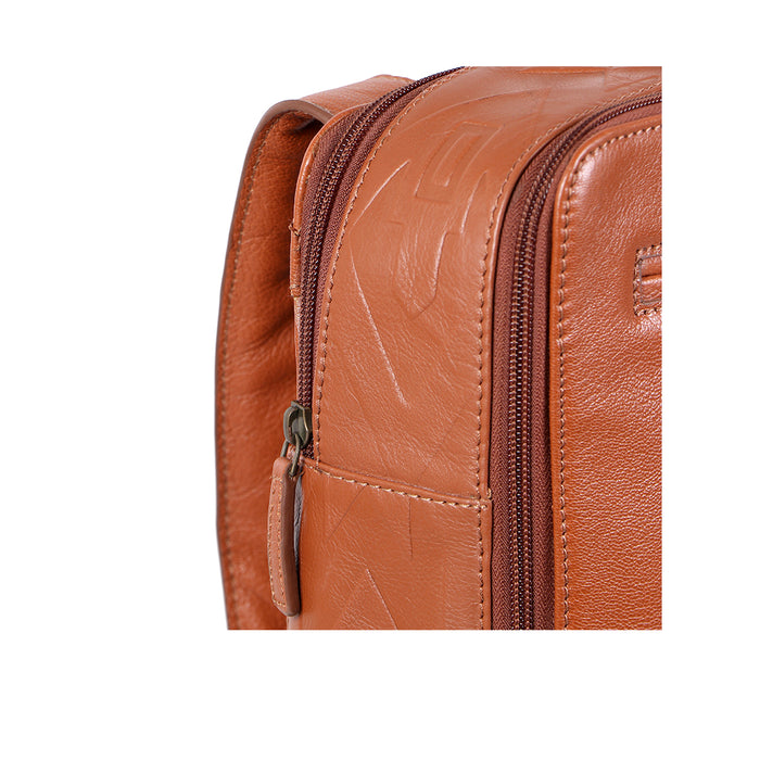 Carnaby 04 Tan Leather  Backpack