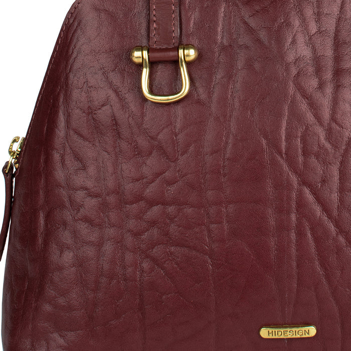 Cera 01 Red Leather Tote Bag