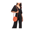 Charleston 04 Orange Leather Sling Bag
