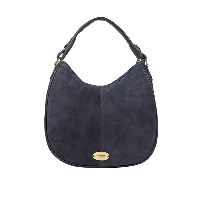 Colette 02 Blue Leather Hobo