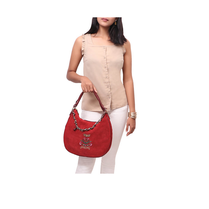 Colette 02 Marsala Leather Hobo